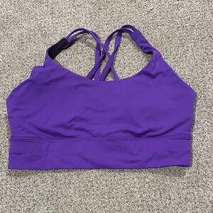 lululemon athletica Purple Sports Bra with Crisscross Straps